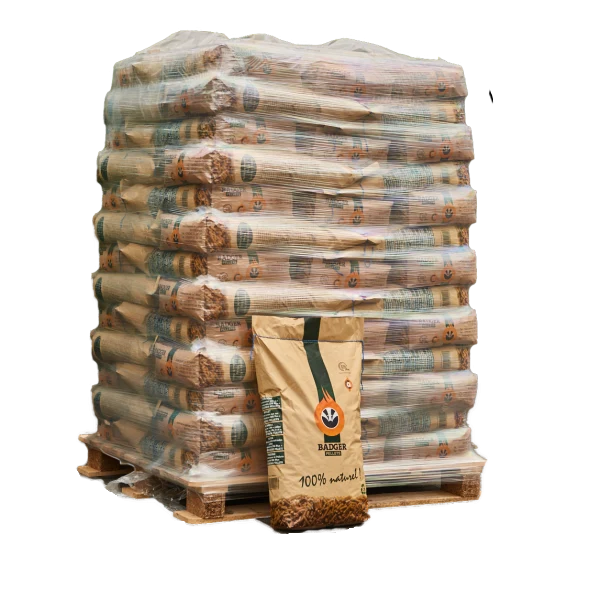 0000831_20d306cb-0d27-40c8-ad14-07d4bb5fb669.webp Badger Holzpellets 6mm ENplus A1 DINplus Nadelholz Premium – Image 1