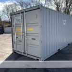 20′ x 8′ x 8,5′ hoch – Neuer zweitüriger Versand-/Lagerbehälter – Grau