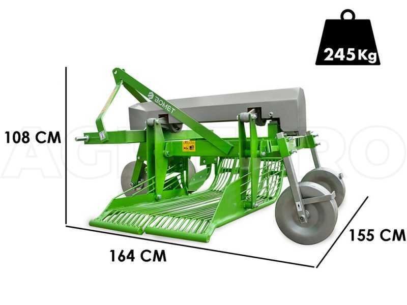 3-5.jpg Bomet URSA Traktor-Kartoffelroder mit Seitenauswurf – Schwingsieb – Image 1